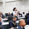 การแนะนำตัวผู้บังคับบัญชาและรับฟังความคิดเห็นของข้าราชการ ลูกจ้าง และพนักงานราชการ รร.สธ.ทอ.ยศ.ทอ.